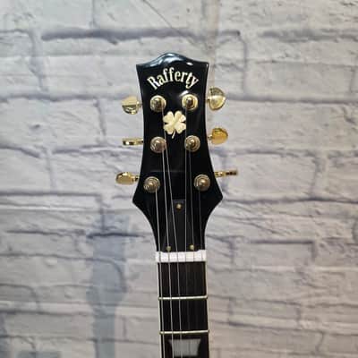 Rafferty Guitars Blue / White LP Style Electric Guitar image 4