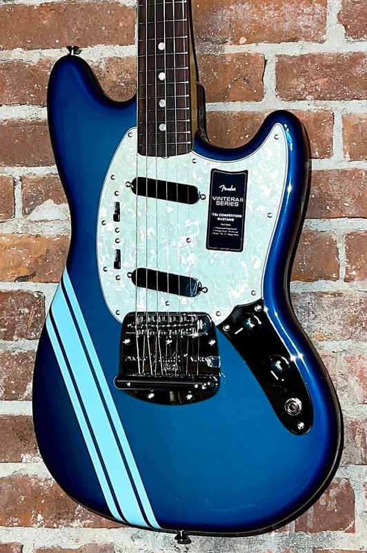 NEW Fender Vintera II '70s Mustang Electric Guitar - Competition Burgundy, Support A Brick & Mortar Music Store and Buy it Here!