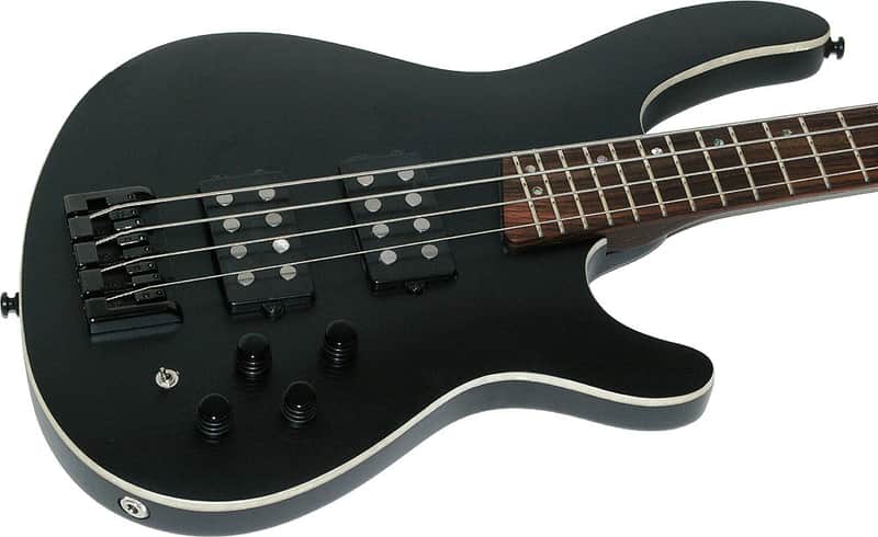 Cort C4H-BKS Satin Black 4 String Electric Bass Guitar | Reverb