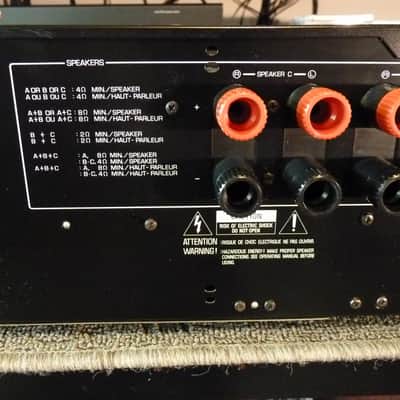 Yamaha M-40 Power Amplifier - 120 Watts X 2 @ 8 Ohms - Serviced & Reconditioned - Big Power image 9