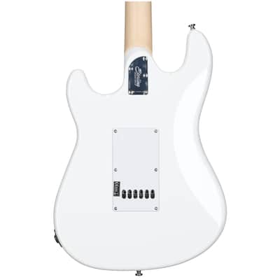 Sterling Intro Series Cutlass HSS Electric Guitar, Canvas White image 5