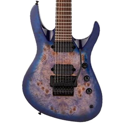 Used Jackson Pro Series Chris Broderick Sig. Soloist 7P - Transparent Blue image 1
