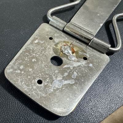 Gibson Vintage 1959 Gibson ES-175 Nickel Zig Zag Tailpiece 1957 1958 1960 1961 image 7