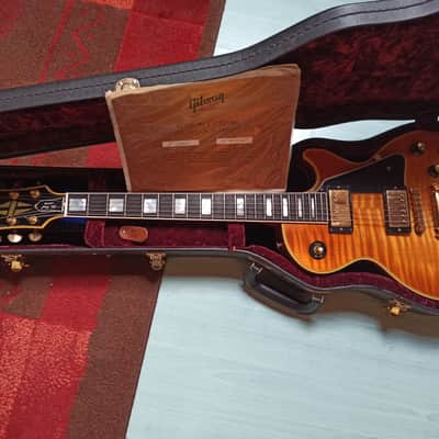 Gibson Custom Shop '68 Les Paul Custom Reissue 2001- Amber Honey Burst image 1