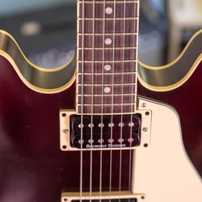 Gibson 335 Mod Shop - Electric Plum - Pearly Gates image 9