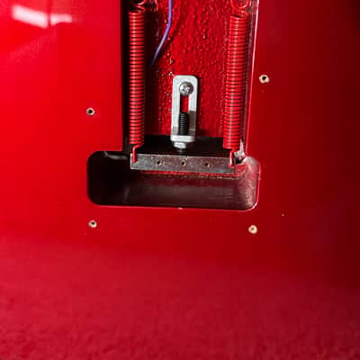 Warmoth  Floyd Rose Stratocaster - Candy Apple Red image 7
