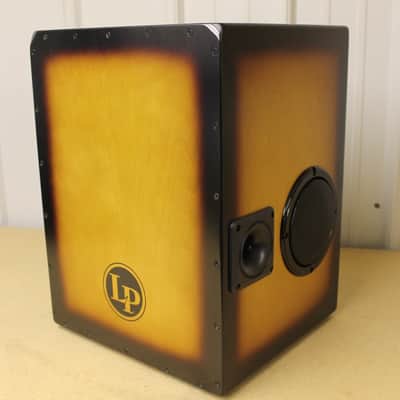 Latin Percussion LP1440 LP Bluetooth Mix Cajon Tobacco Burst Customer Return image 1