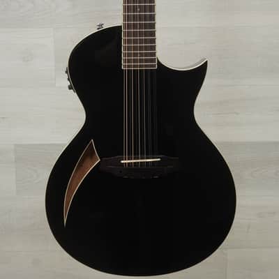 Used LTD TL-12 Acoustic Guitar Black image 1