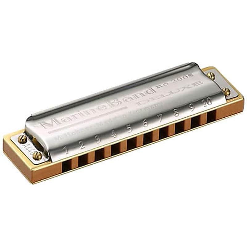 Hohner M2005BX-F Marine Band Deluxe Harmonica - Key of F image 1