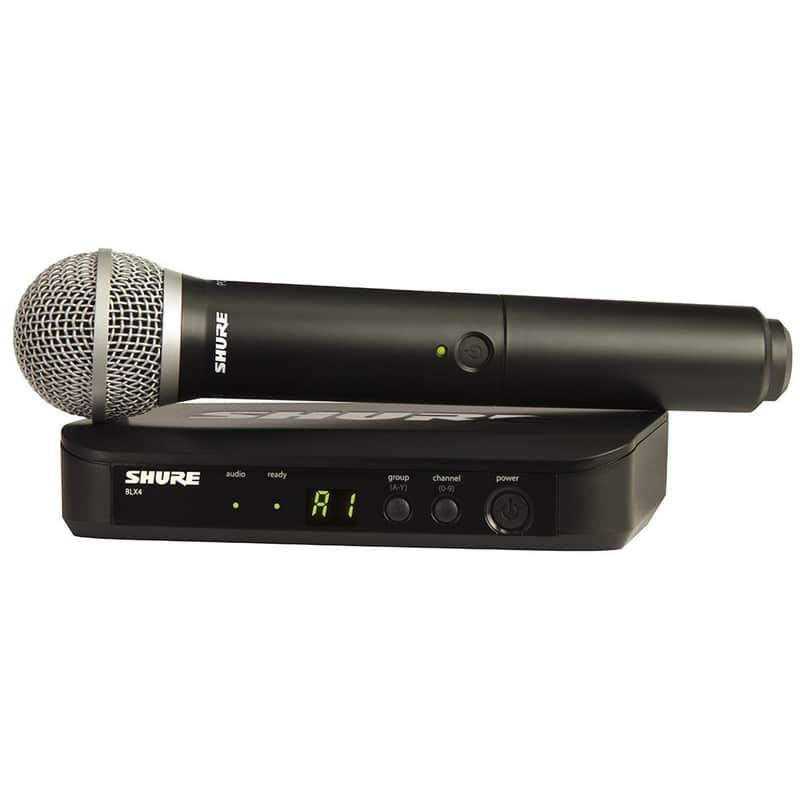 Shure BLX24/PG58-H10 Handheld Wireless Vocal System image 1