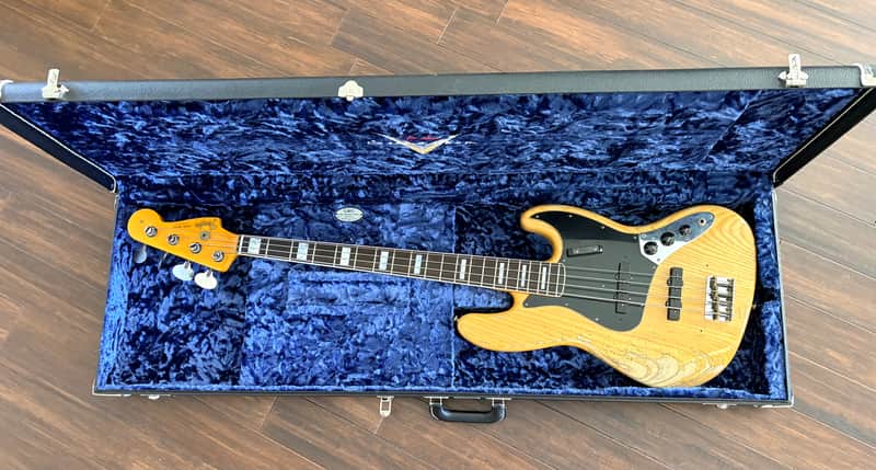 Fender Custom Shop Limited Edition Heavy Relic Jazz Bass - Aged Natural image 1