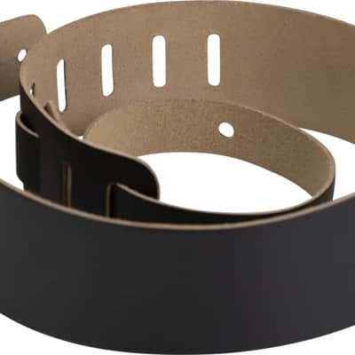 Levy's M26 Streamline Top Grain Leather 2.5" Guitar Strap, Black image 4