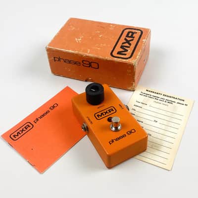 MXR phase 90 MX-101 80's 箱、ハガキ、ゴムシート付き MXR MX-101 Block Phase 90 1975 - 1984 | Reverb