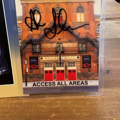 Lerxst ATWAS All The World’s A Stage Wah Volume Pedal with Hand-Signed Backstage Laminate Chrome image 6
