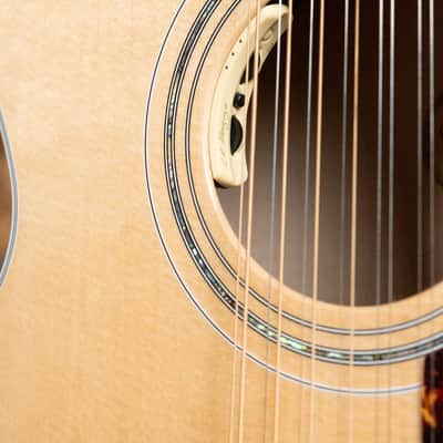 Guild F-512E Sitka/Flamed Maple 12 String Maple Blonde Jumbo Guitar w/LR Baggs Electronics #0556 image 8