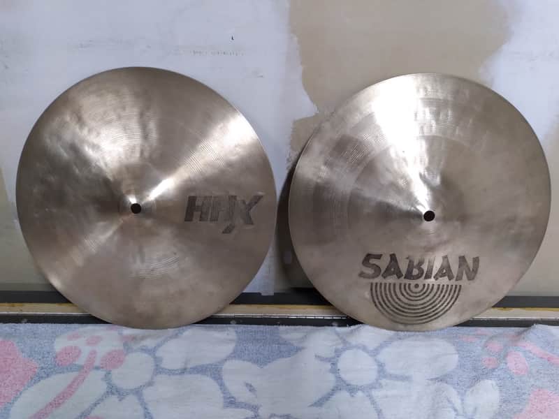 Sabian 13" HHX Groove Hi-Hat Cymbals (Pair) 2001 - Present - Natural image 1