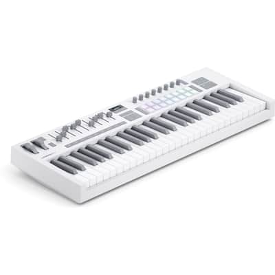 Novation Launchkey 49 MK4 USB MIDI Keyboard Controller, White image 4