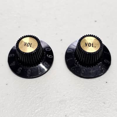 1960s Gibson Witch Hat Knobs Set (2) - 100% Genuine Vintage image 1
