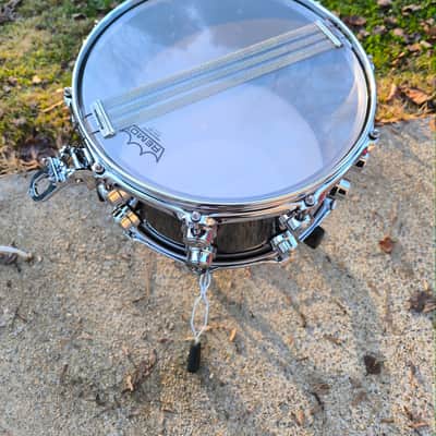 DW Collector's Series Black Nickel Over Brass 8x14" Snare Drum 2014 - 2021 - Black Nickel with Nickel Hardware image 2