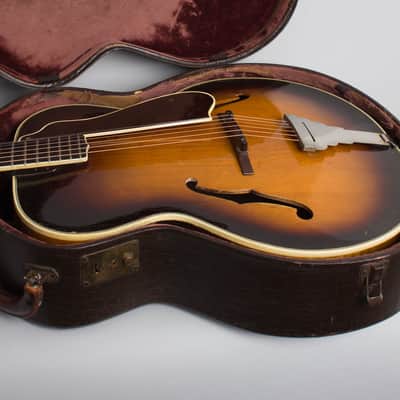 D'Angelico  Special Arch Top Acoustic Guitar (1947), ser. #1757, original brown hard shell case. image 13