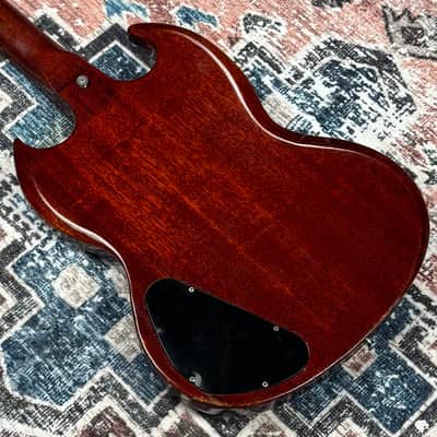 1969 Gibson EB3 Cherry Vintage 2 Pickup SG Electric Bass Guitar W/ Original Hardshell Case! image 10