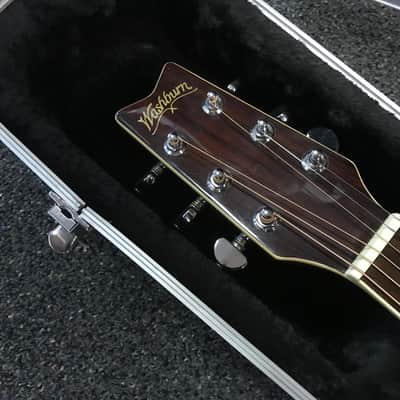 Washburn Festival Series EA20 MTS acoustic-electric guitar 1996 excellent condition with new gator hard case image 11