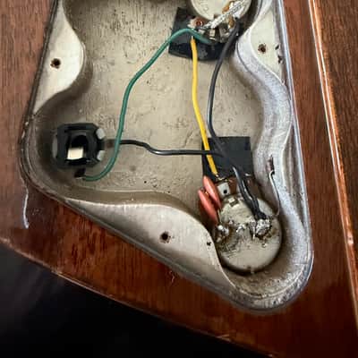 Gibson Thunderbird II Bass 1964 - 1 of the cleanest examples extent complete w/its original Mutes & Square Hard Case. image 10