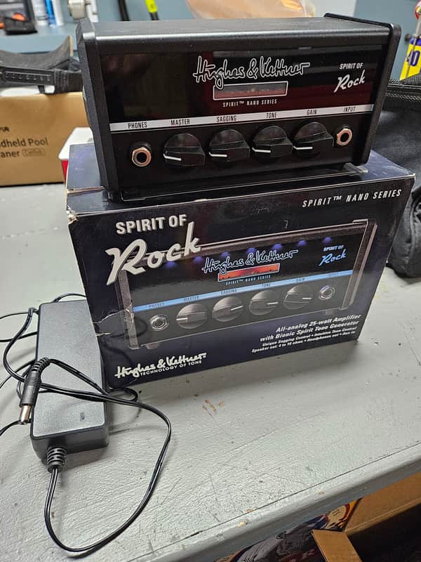 Hughes & Kettner Spirit Nano Spirit of Rock 25-Watt Mini Guitar Amp Head 2020 - 2021 - Black image 1
