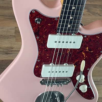 Suhr Custom Classic JM Antique Electric Guitar - Shell Pink image 3
