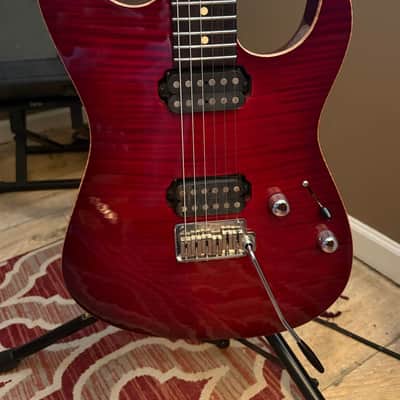 Tom Anderson Cobra S – RARE Even Taper- Sweet & Sour Red Burst – H2+ image 2