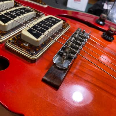 1960's Univox Three Pickup Hollow Body - MIJ - Includes Chipboard Case! image 16