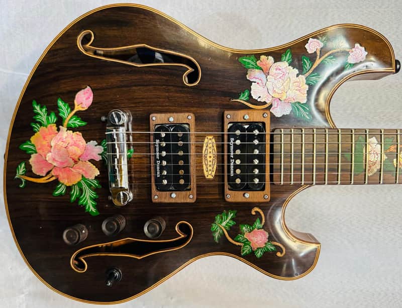 Blueberry Handmade Electric Guitar with Seymour Duncan Pickups image 1