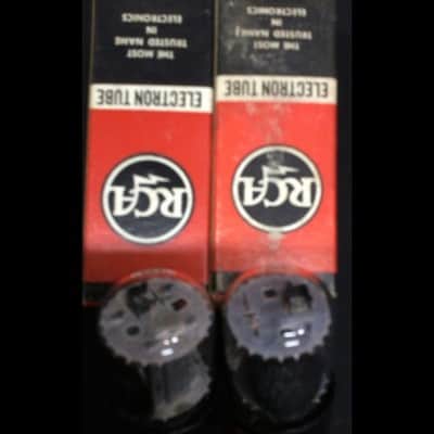 NOS NIB PAIR RCA 6DN7 Vintage Audio Radio Vacuum Tubes TESTED D.9589 image 4
