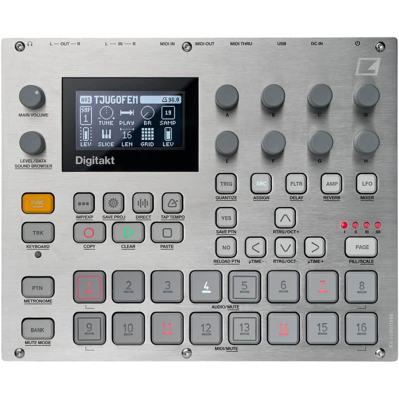 Elektron Digitakt Eight-Voice Digital Drum Computer/Sampler | Reverb