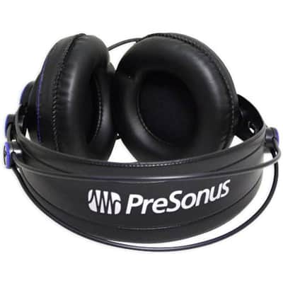 PreSonus HD7 Professional On-Ear Monitoring Headphones - Black/Blue image 3
