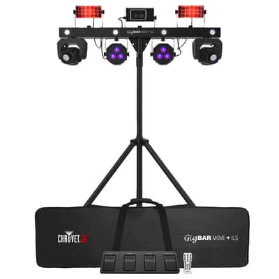 Chauvet DJ GigBAR Move + ILS RGBAW+UV DMX Effect Lighting System w Road Case image 2