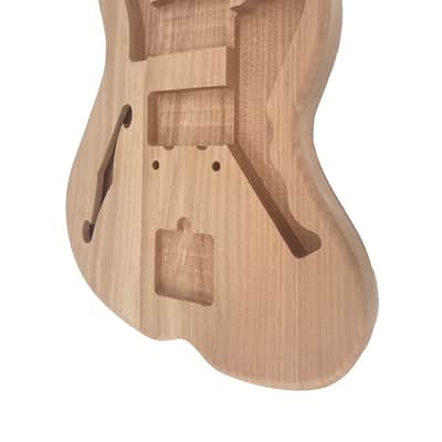 DIY Electric Guitar Body Replacement – Unfinished Mahogany image 3