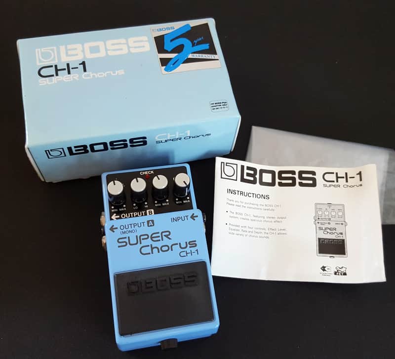 Boss CH-1 Super Chorus (Blue or Pink Label)