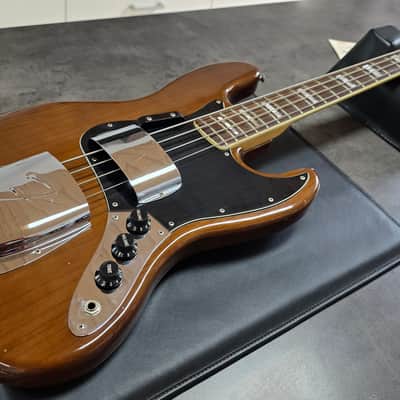 1978 Fender Jazz Bass Walnut ONE OWNER Block Inlay American Vintage 70s USA 4-String J Bass Guitar Custom Deluxe Precision Hard Case image 3
