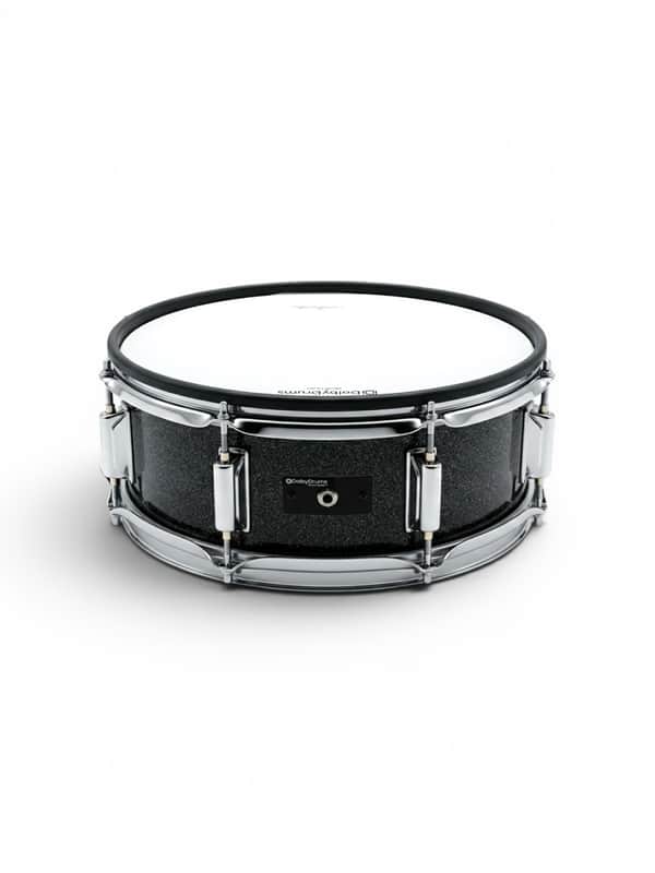 Dolby 14 x 5” Black Sparkle Electronic Snare w 6 Triggers for Roland Alesis image 1