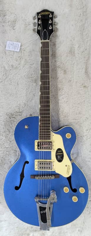 G2420T Streamliner Hollow Body with Bigsby, Broad'Tron BT-3S, Fairlane Blue image 1