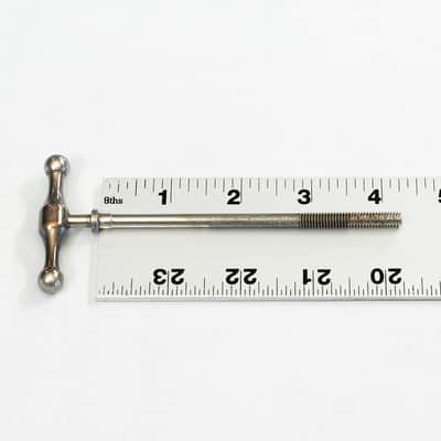 Slingerland 50's Radio King Bass Drum Tension T-Rods 4-1/4" Nickel - (4 pack) image 3