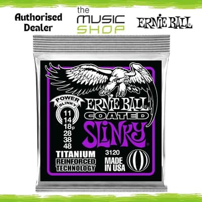 Ernie Ball Coated Titanium RPS 11-48 Power Slinky Electric Guitar Strings - 3120 image 1