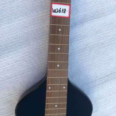 Black Hawaiian Slide Electric Guitar Semi Finished Kit, 22 Frets image 14