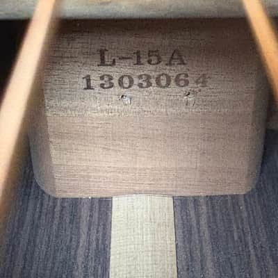 Yamaha L-15A Acoustic Guitar w/ Original Hardshell Case image 19