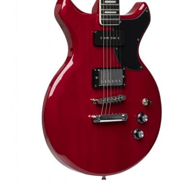 Stagg Silveray DC TCH Silveray series, DC model, Solid mahogany body & double cutaway image 5