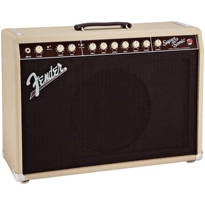 Fender Super-Sonic 22 Guitar Combo Amplifier (22 Watts, 1x12"), Blonde, Open Box (Like New) image 3