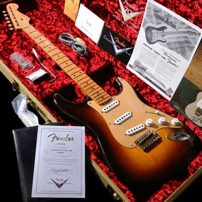 Fender Custom Shop LTD 70th Anniversary 1954 Stratocaster Journeyman Relic Wide Fade Chocolate [LXX0193] (06/01) image 1