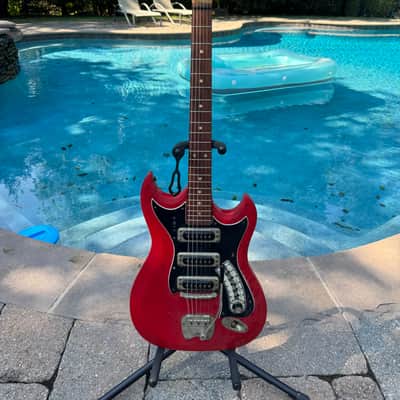 Hagstrom H III 1960s - Red image 2