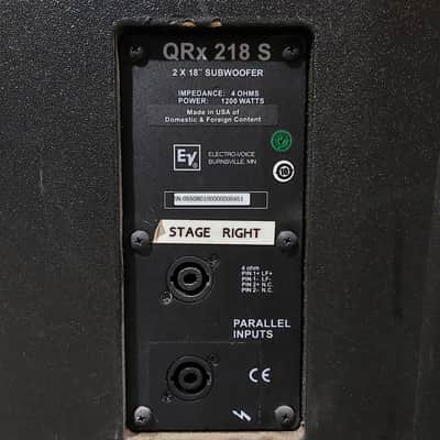 Electro-Voice QRx 218S subwoofer pair image 4